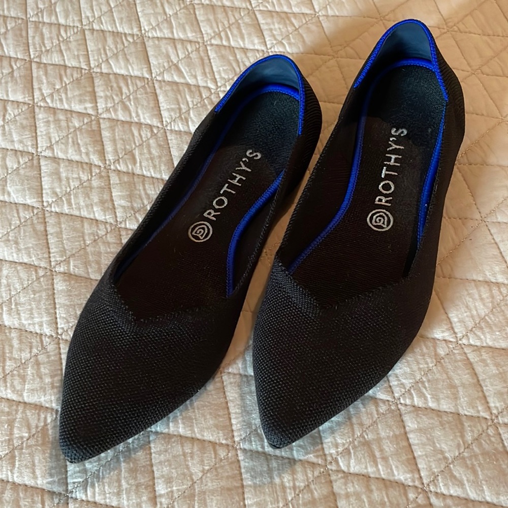 Rothy’s W11 Pointed Flats Black